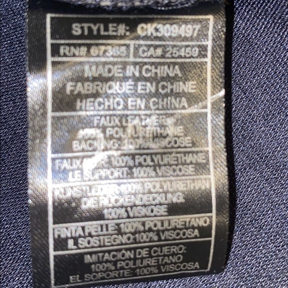 Cupcakes and Cashmere Carole Womens Faux Leather Pleated A-Line Skirt - Picture 3 of 8